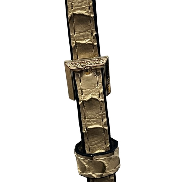 Victoria’s Secret Snakeskin Gold Backpack. Adjustable straps - Picture 11 of 15